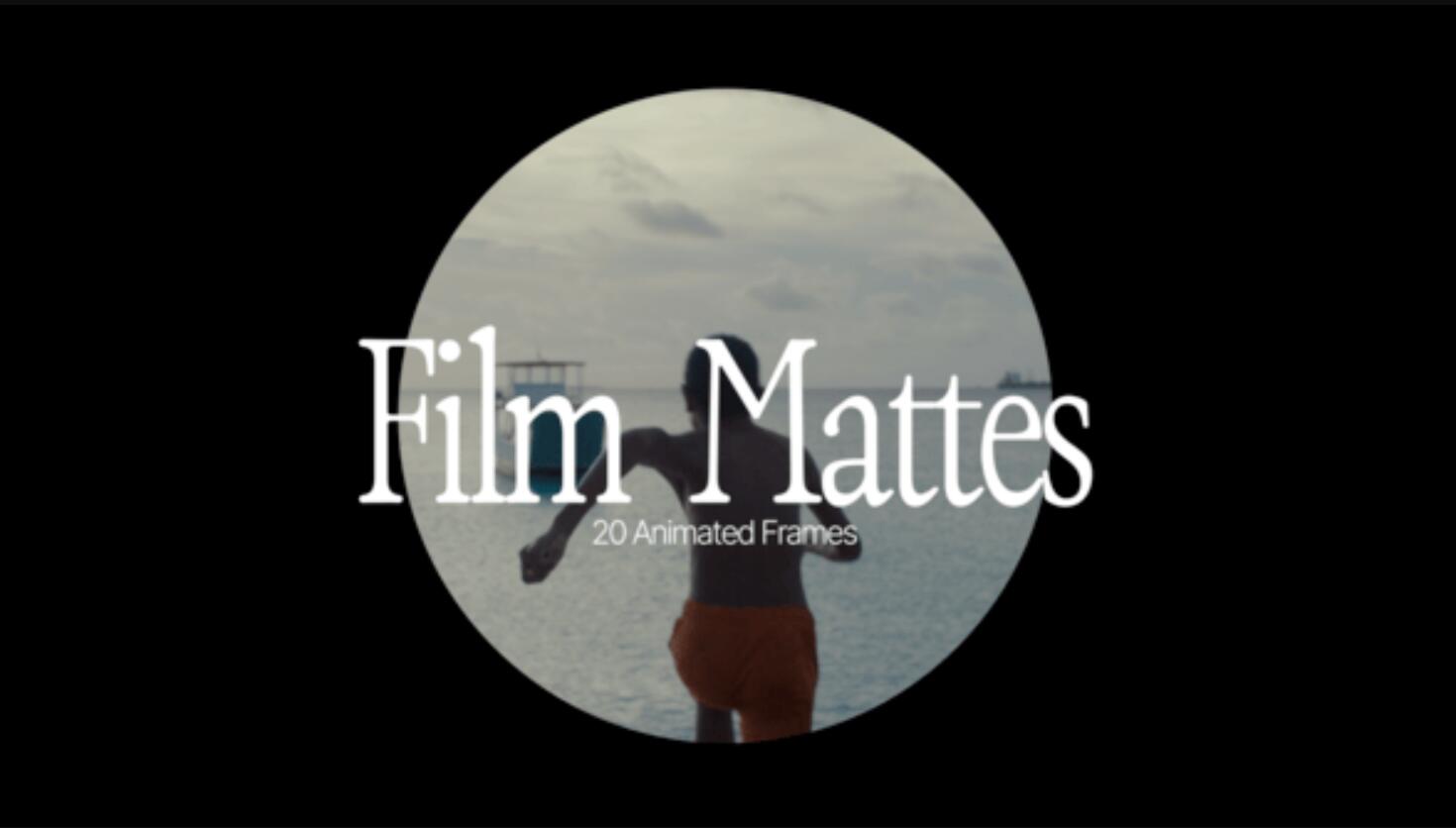 FCPX插件：20个复古电影美学梦幻胶片电影帧叠加图案4K动画模板 可更改颜色（13057）