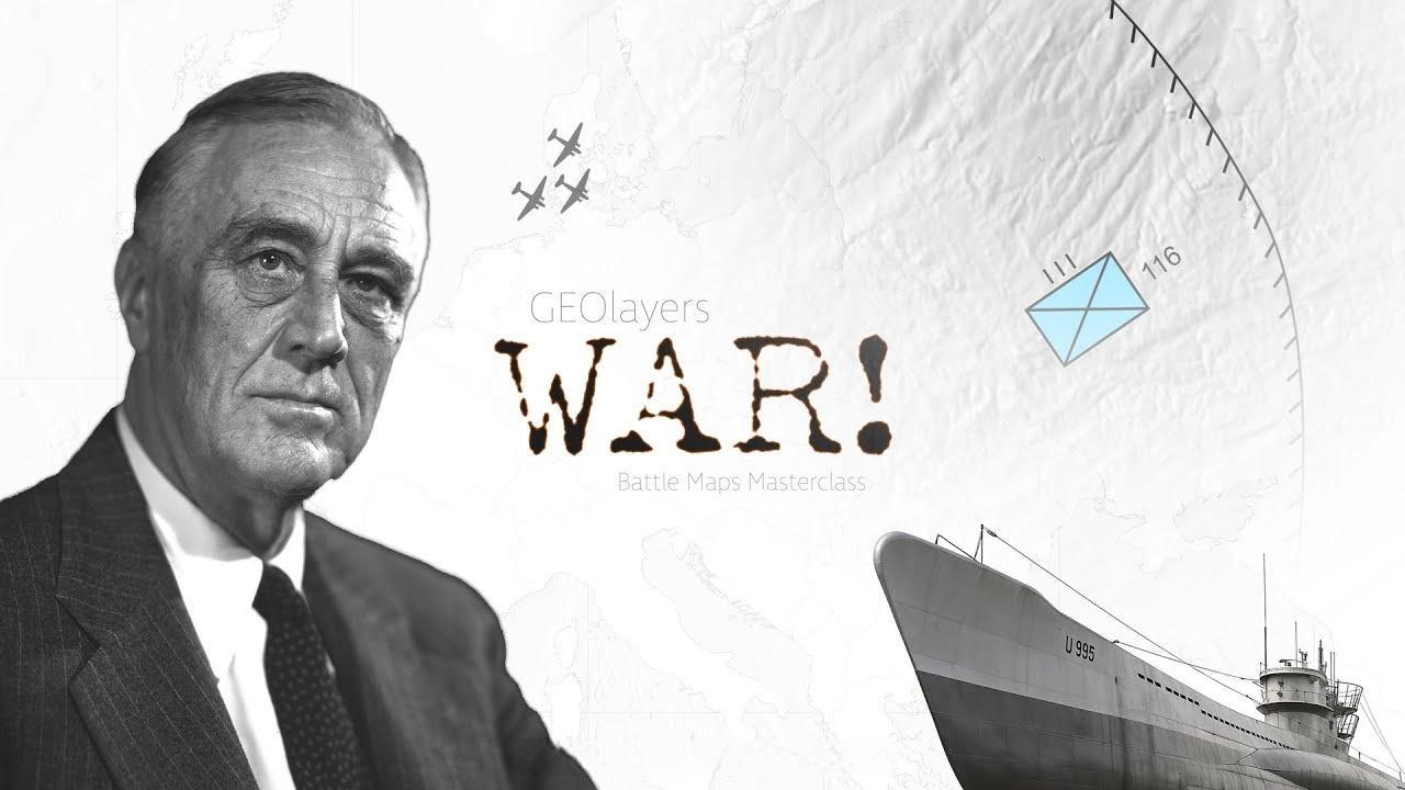 大师课程：热门战争历史VLOG、访谈、纪录片电影地图动画创作AE视频课程 中/英文字幕 Boone Loves Video – GEOlayers 3 WAR!（13225）