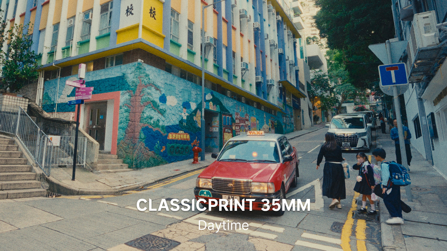 ClassicPrint 35mm Film Emulation PowerGrade V5 港风美学经典35mm胶片模拟电影视觉效果色彩分级达芬奇调色节点+LUT调色预设（10604）
