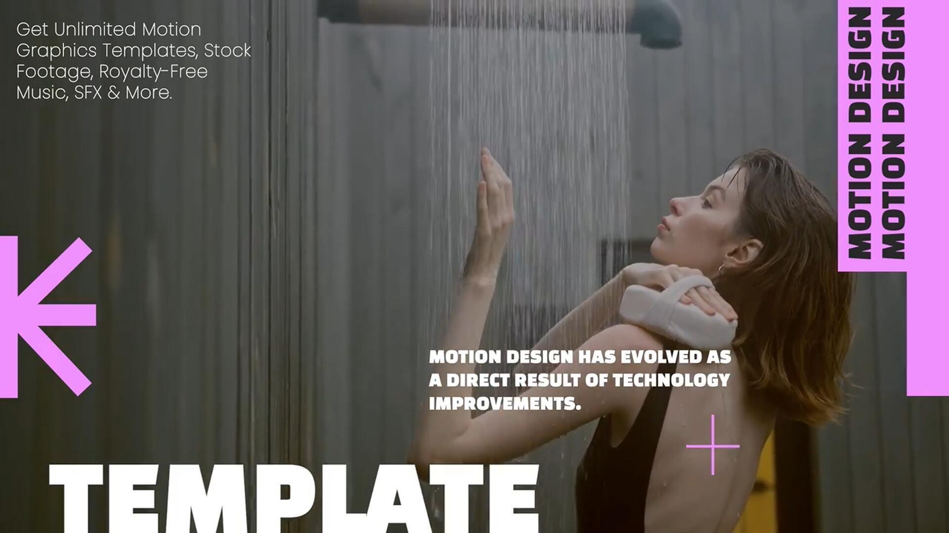 FCPX插件：趣味缤纷设计感海报片名文字标题动画（13599）