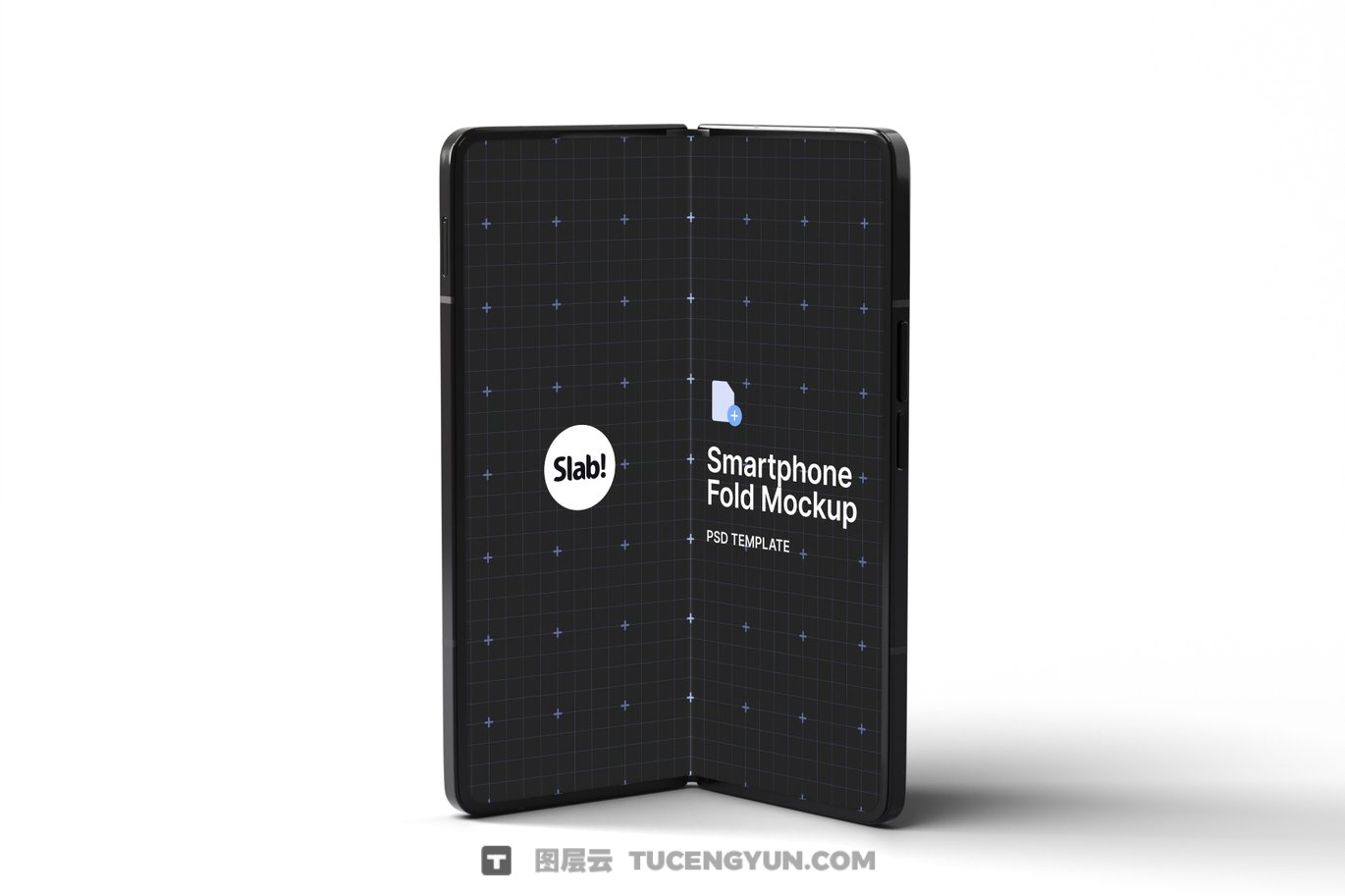 10种三星Galaxy Z折叠屏安卓手机广告UI界面APP设计展示PSD样机套装（13357）