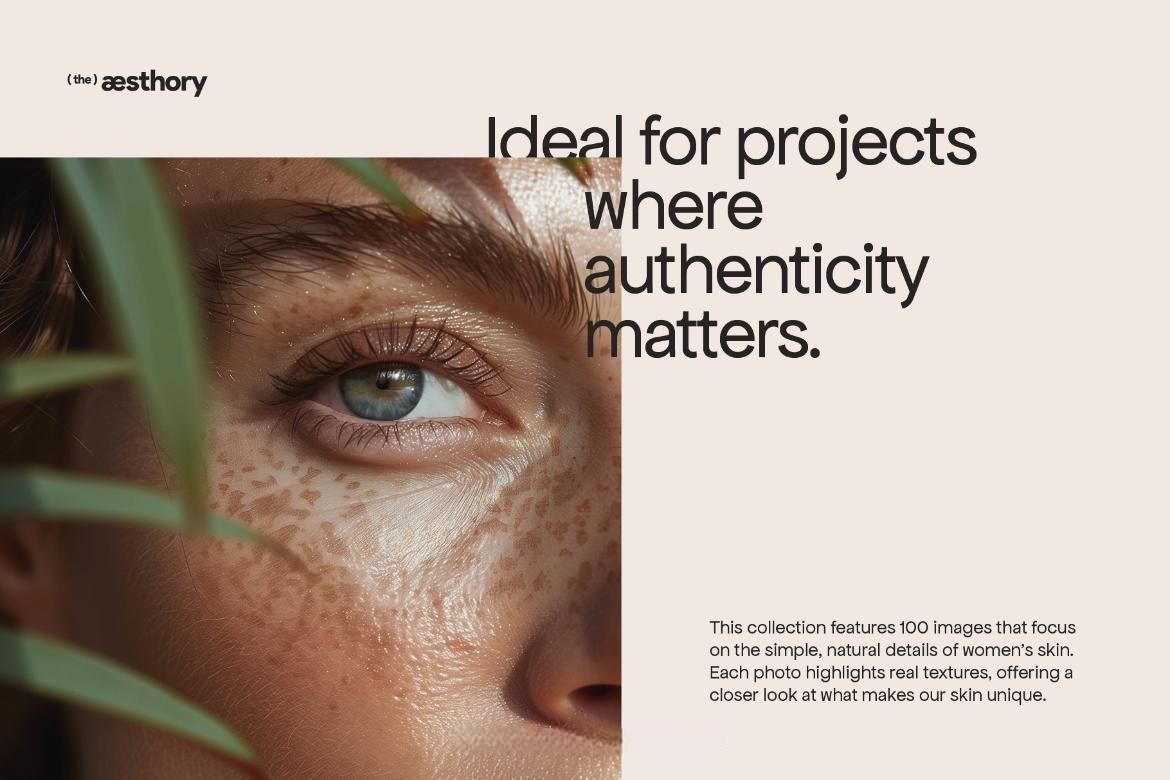 100款真实化妆品护肤女性皮肤雀斑肤质展示JPG图片照片设计套装 Authentic Beauty — 100 Stock Photos（13308）