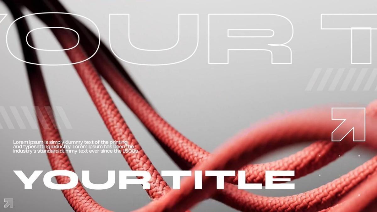 AE/PR/FCPX/达芬奇模板：极简主义3D背景文字标题背景动画（13649）