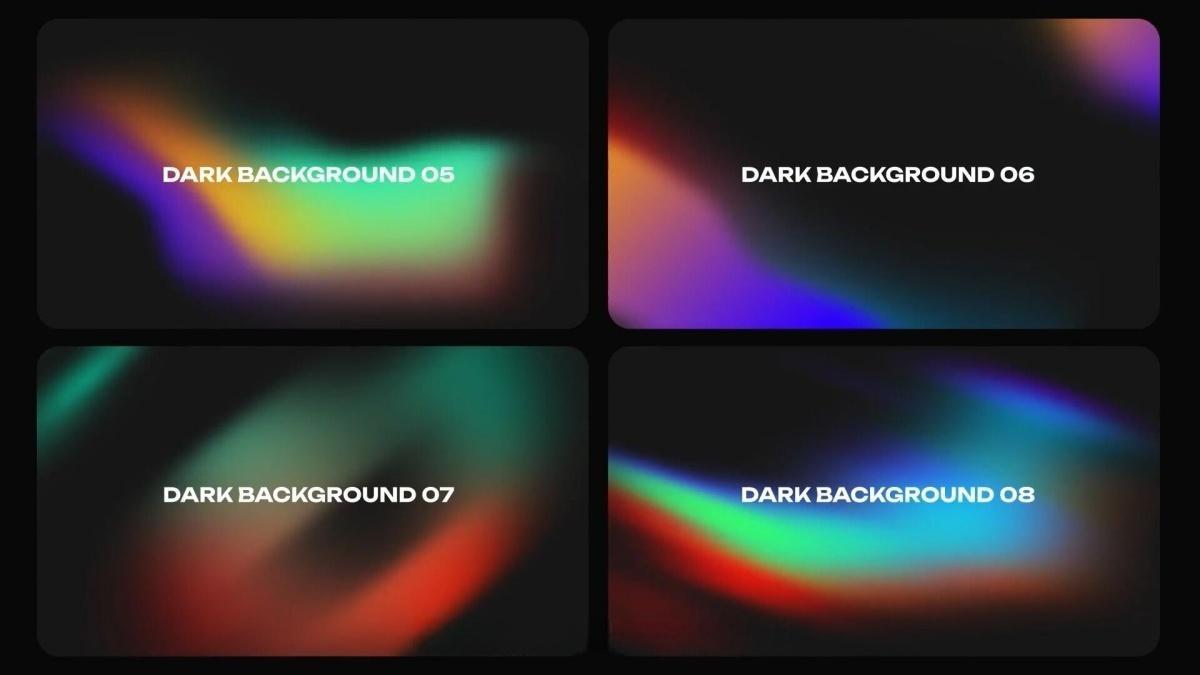 30款梦幻氛围霓虹晕染渐变弥散光颗粒噪点抽象艺术4K视频背景动画AE模板（13280）