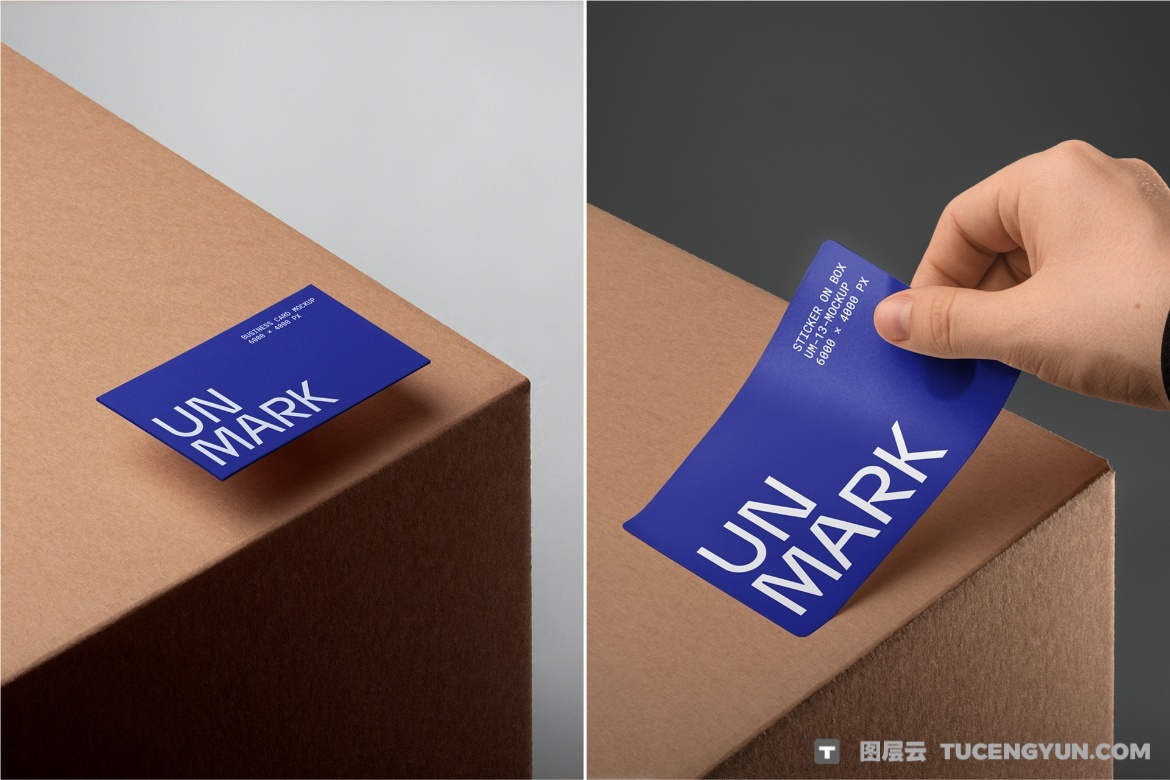 12款极简物流VI品牌包裹塑料袋牛皮纸纸盒包装盒贴纸纸筒名片手机PSD样机组合 Packing Essentials Bundle / 12 PSD（13361）