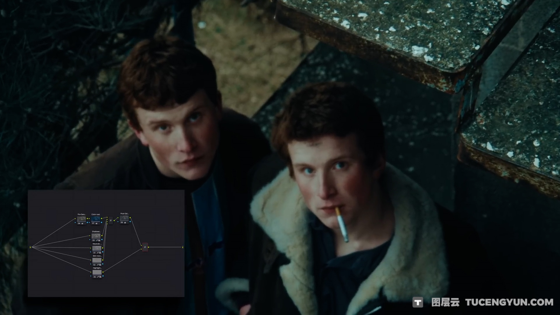 Joo.Works 复古真实电影级青橙、冷暖单色胶片模拟风格化色彩分级ACES工作流调色节点+大师课程 (中文字幕)（13384）