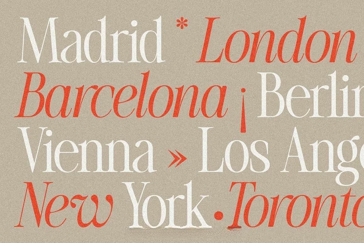 英文字体：80年代高级时装杂志文艺logo标题衬线排版海报封面字体 The Silver Editorial Serif Font（13707）