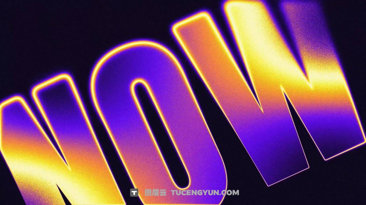 AE模板：2025苹果发布会热成像渐变文字标题排版LOGO展示效果（13397）