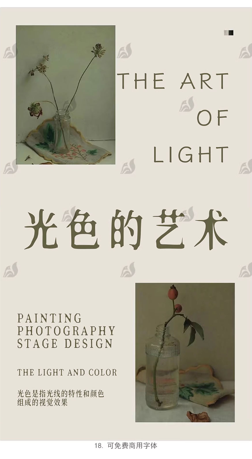 24个中式古风文艺宋体字体书籍展览海报排版视频剪辑中文字体 附带配套英文字体（13159）