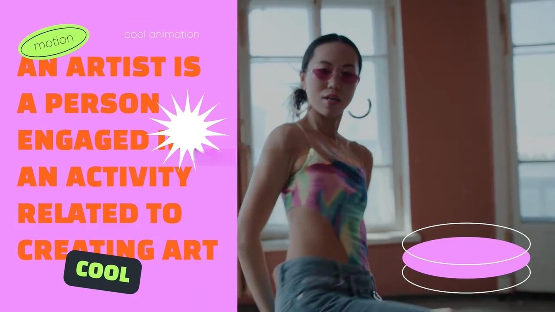 FCPX插件：趣味缤纷设计感海报片名文字标题动画（13599）