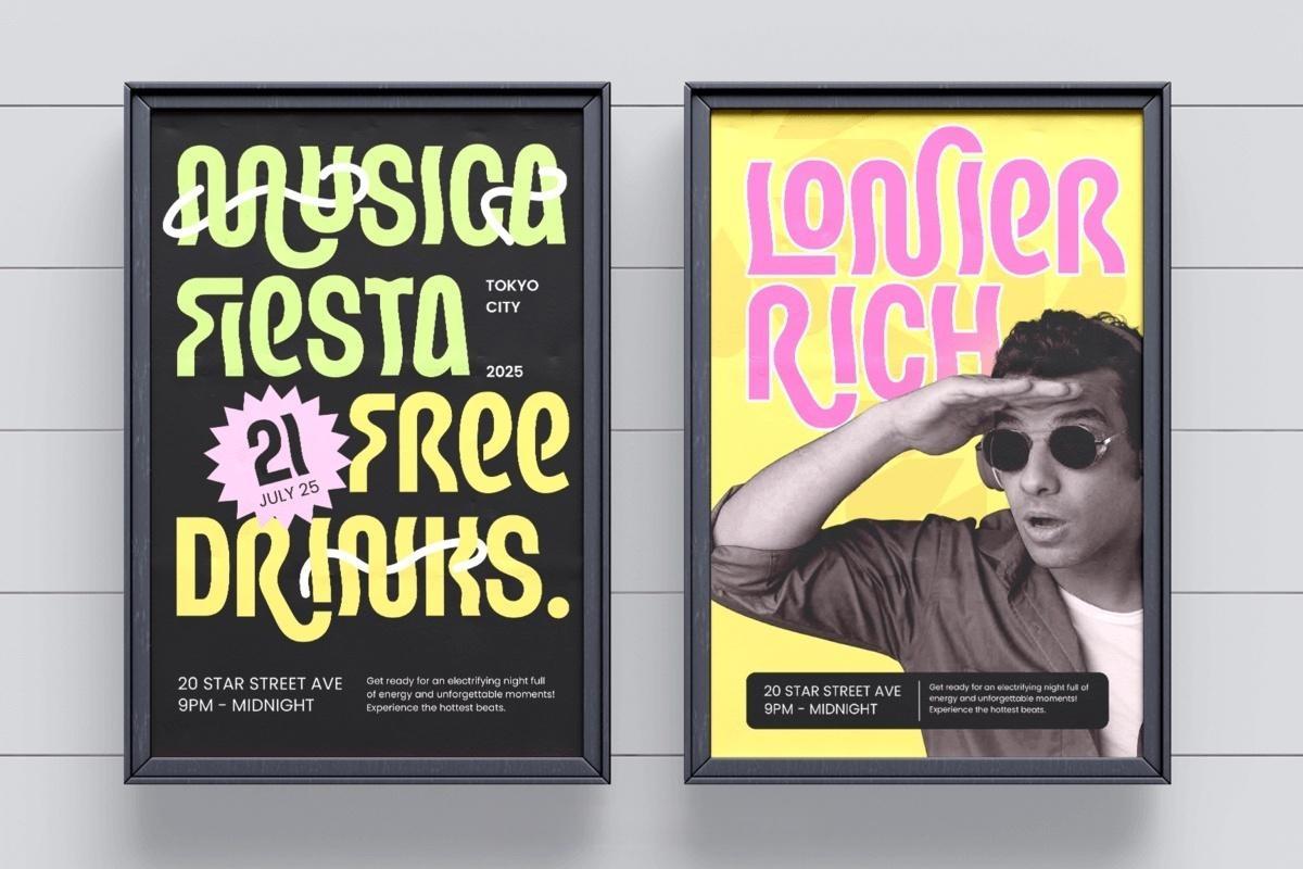 英文字体：大胆创意超重现代浓缩粗体包装海报品牌标识封面海报设计字体 Waren – Display Creative Condensed Branding Font（13192）