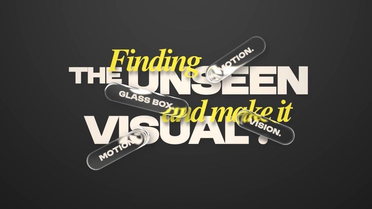 AE模板：大胆苹果液态玻璃美学粗体文字标题动画（13651）