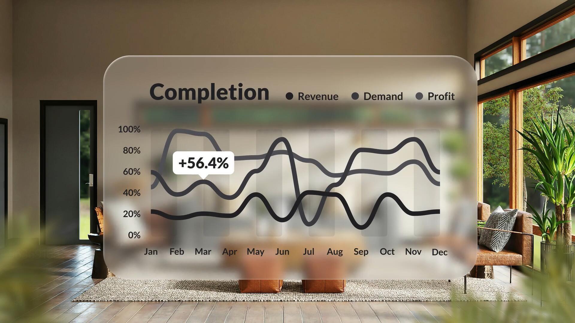 AE模板：极简主义毛玻璃风格信息图表动画模板（13628）