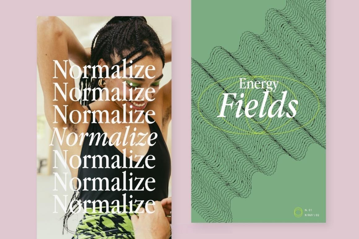 75款90年代风格INS多尺寸社交媒体图文海报排版布局PSD模板设计套装 Feel – Social Media Kit（13621）