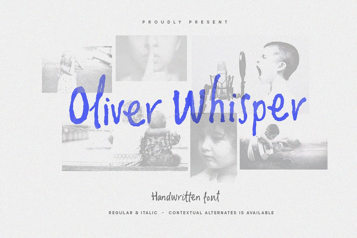 英文字体:复古潦草做旧手写风格钢笔水墨墨迹纹理笔触字体包 Oliver Whisper Messy Handwritten(13439) 英文字体:复古潦草做旧手写风格钢笔水墨墨迹纹理笔触字体包 Oliver Whisper Messy Handwritten(13439)