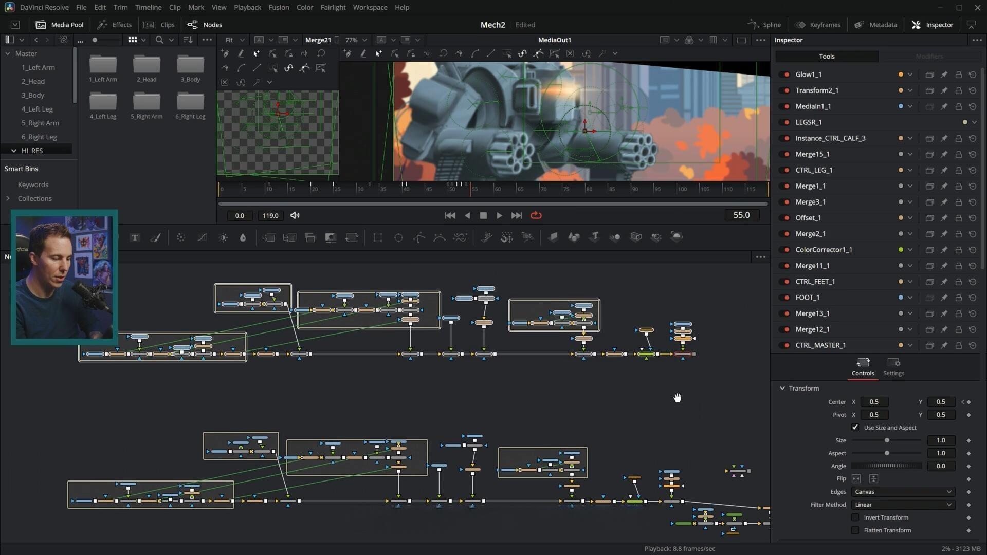 大师课程：Casey Faris 达芬奇Fusion好莱坞视觉特效VFX视频课程+项目文件 中文字幕 Casey Faris Fusion Practice Projects Vol 1（13593）