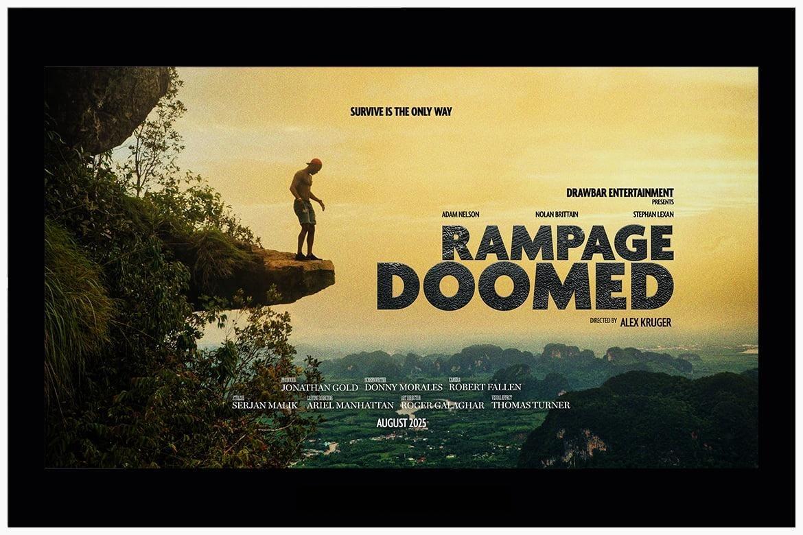 44个大胆电影美学梦幻、浪漫、科幻、惊悚海报电影预告片4K封面海报文字标题排版PSD模板（13883）