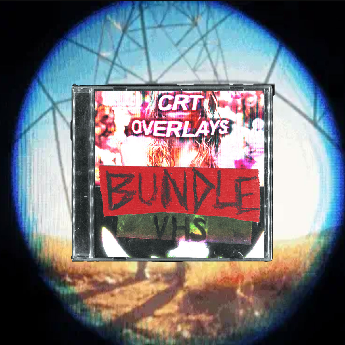 复古嘻哈说唱CRT/VHS视觉美学故障模拟叠加纹理视频素材 REMEDI – ULTIMATE OVERLAYS BUNDLE (CRT + VHS PACK)（13694）