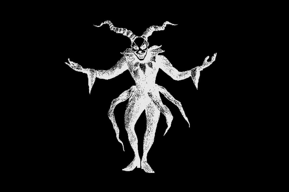 120款暗黑仿旧Y2K低保真像素颗粒位图艺术AI矢量插画图形PNG图片设计元素套装 Dark Aesthetic Dithering Graphic Bundle（13257）