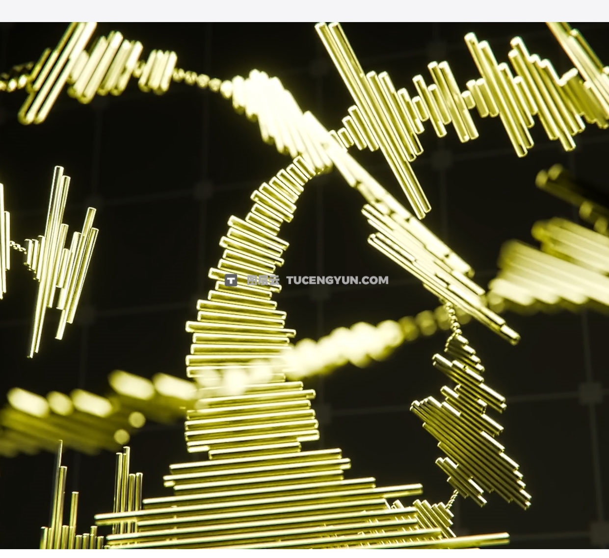 大师课程：Blender创作音频可视化动画制作大师班 +项目文件 中文字幕 Blender Market Audio Visualizer Masterclass By Polyfjord（13369）