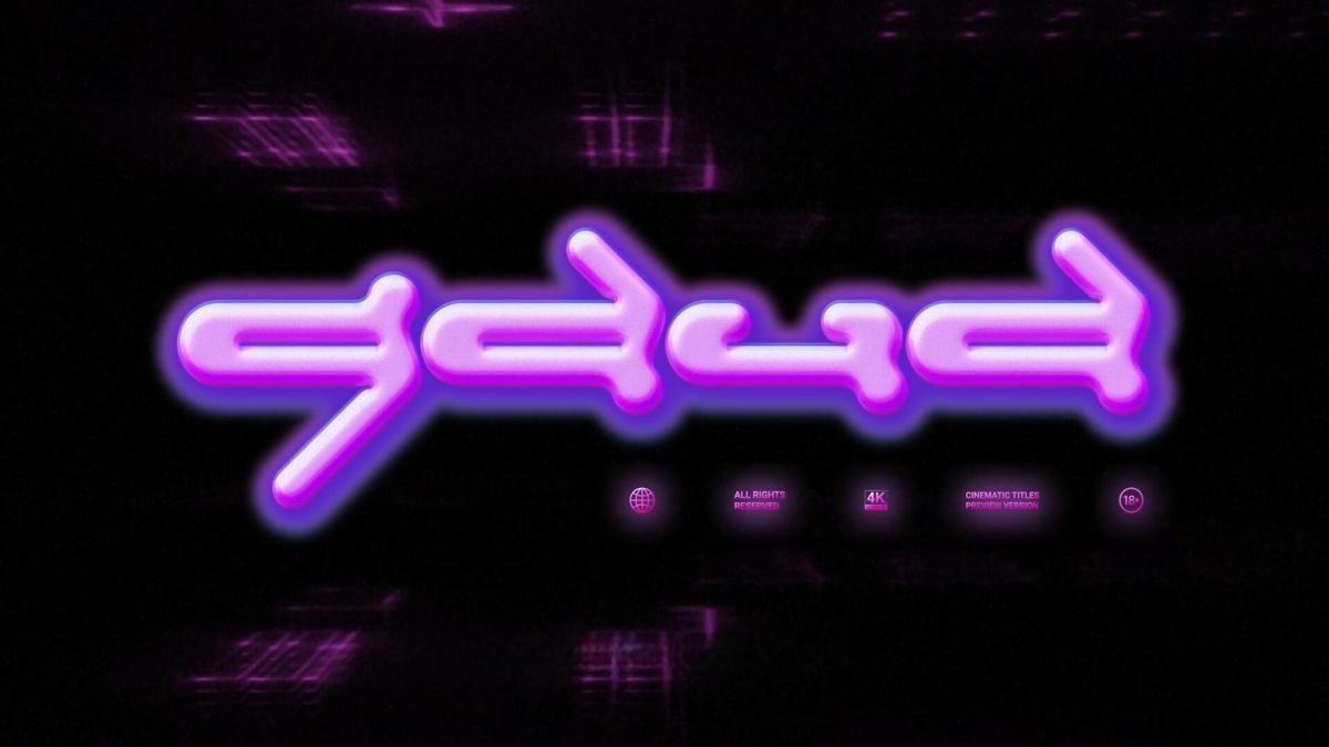 AE模板：复古好莱坞史诗电影纪录片预告片剧院海报片头动画（13101）