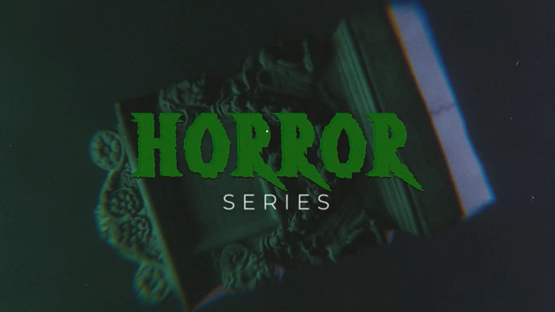 AE模板：诡异恐怖惊悚万圣节邪恶电影广告预告片开场片头动画（13183）