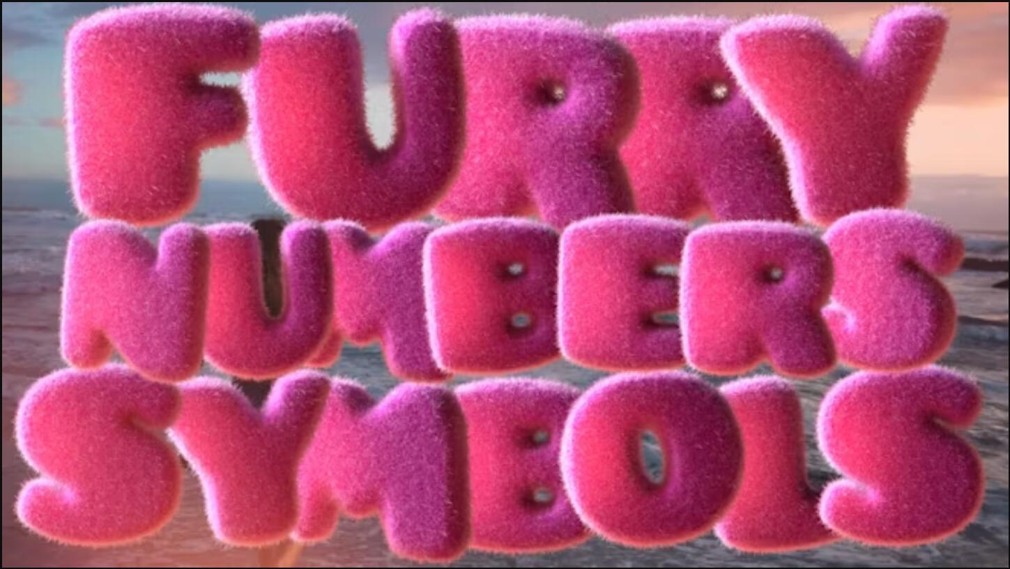 20款超现实主义趣味毛绒摇粒绒3D粉红色毛茸茸数字符号alpha透明通道视频素材(13265) 20款超现实主义趣味毛绒摇粒绒3D粉红色毛茸茸数字符号alpha透明通道视频素材(13265)