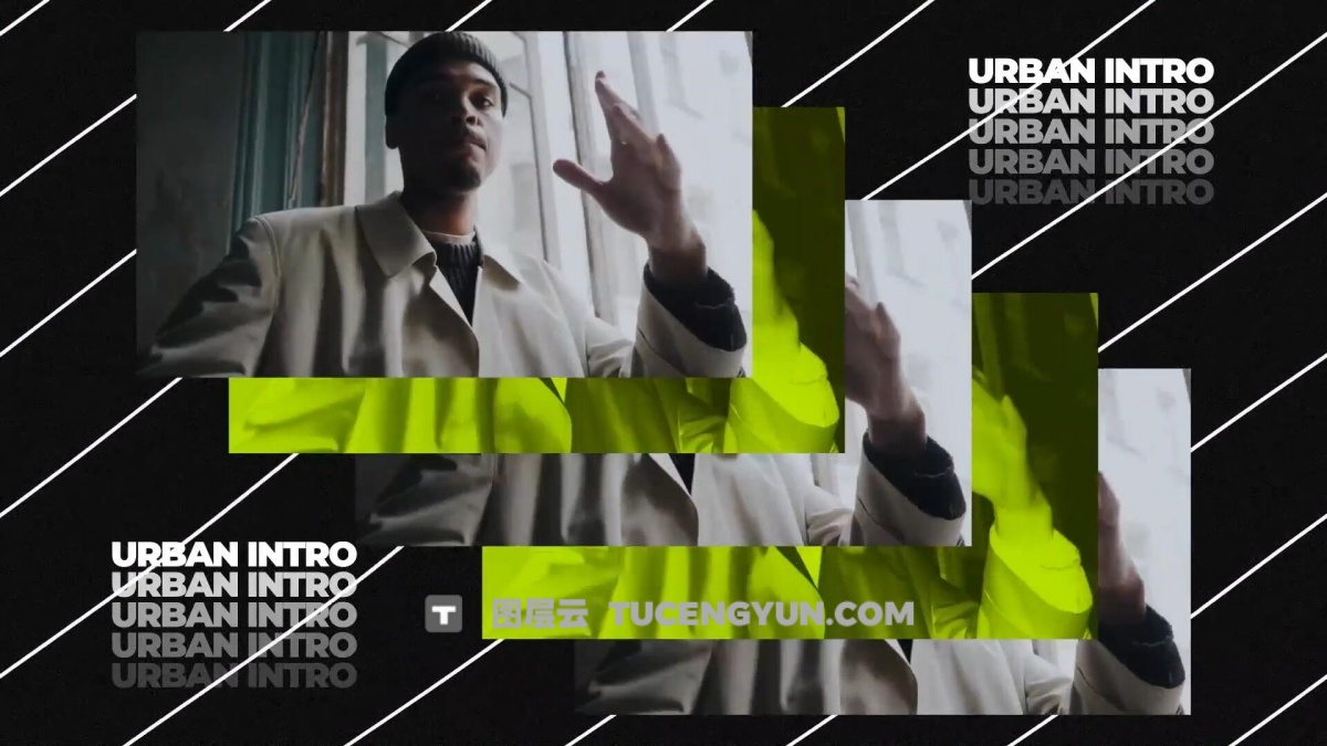 AE/PR/FCPX/达芬奇模板：快节奏电影快闪VLOG片头标题排版视频动画模板（13407）