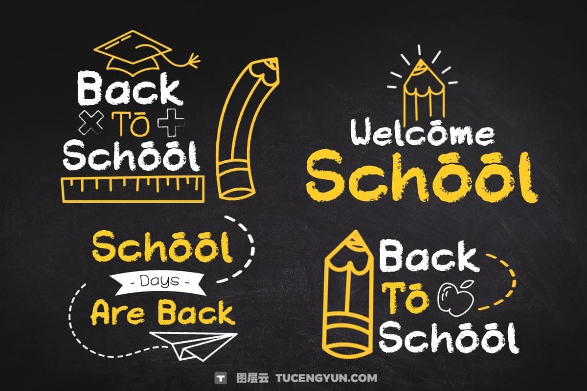 英文字体：真实粗糙艺术感黑板手写粉笔触感创意封面海报设计字体 Boardly – Rough Handwritten Chalk Font（13359）