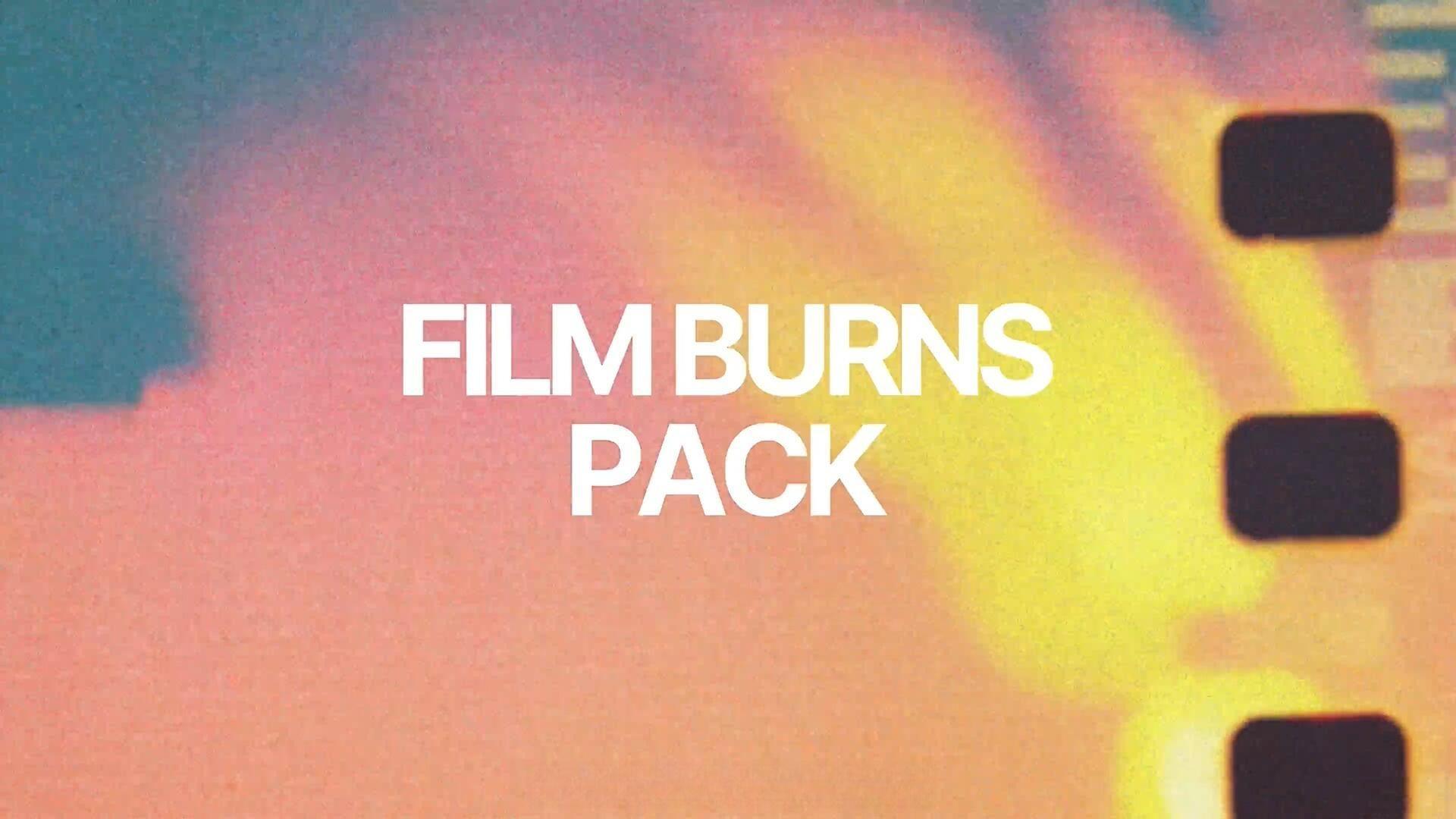 复古16mm彩色胶片漏光叠加纹理转场过渡AE/PR模板+视频素材（13492）