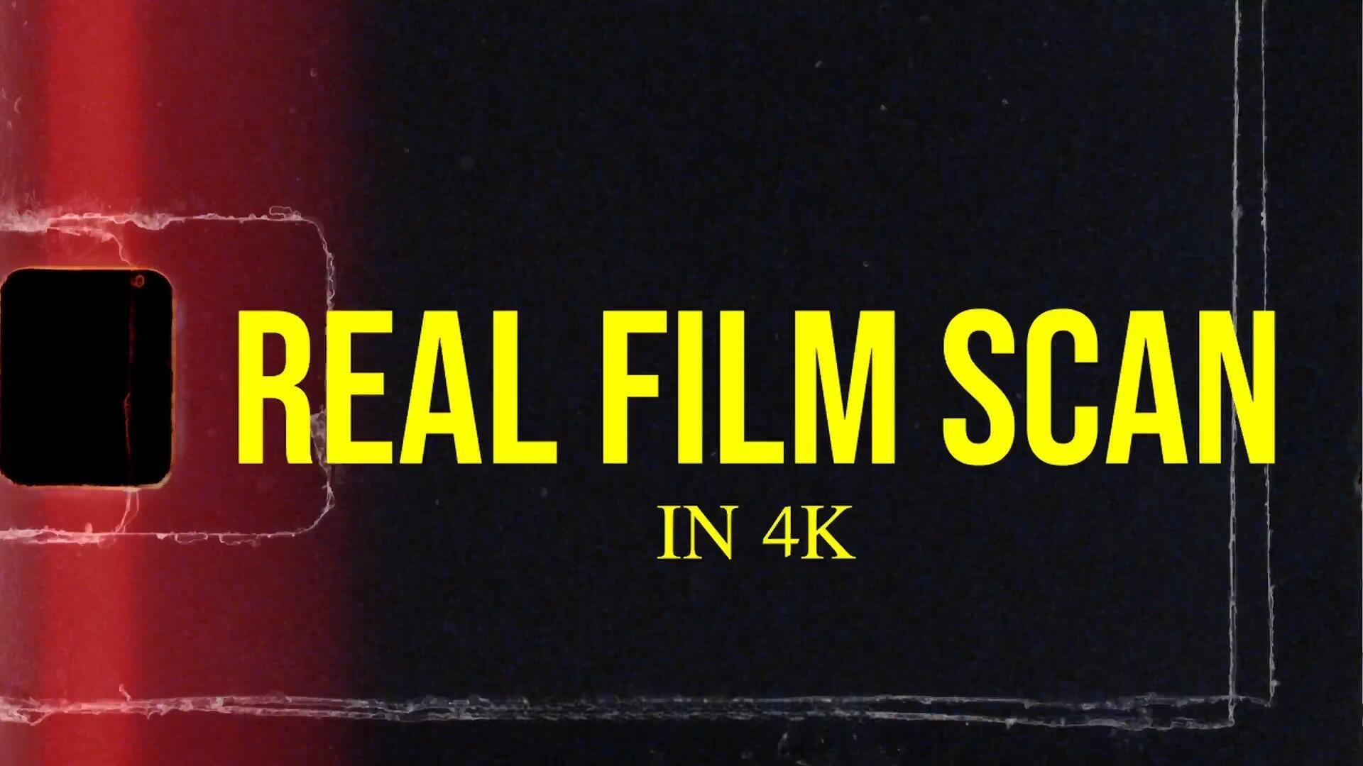 复古老式怀旧电影放映机胶片帧抖动闪烁视频叠加素材+音效（13640）