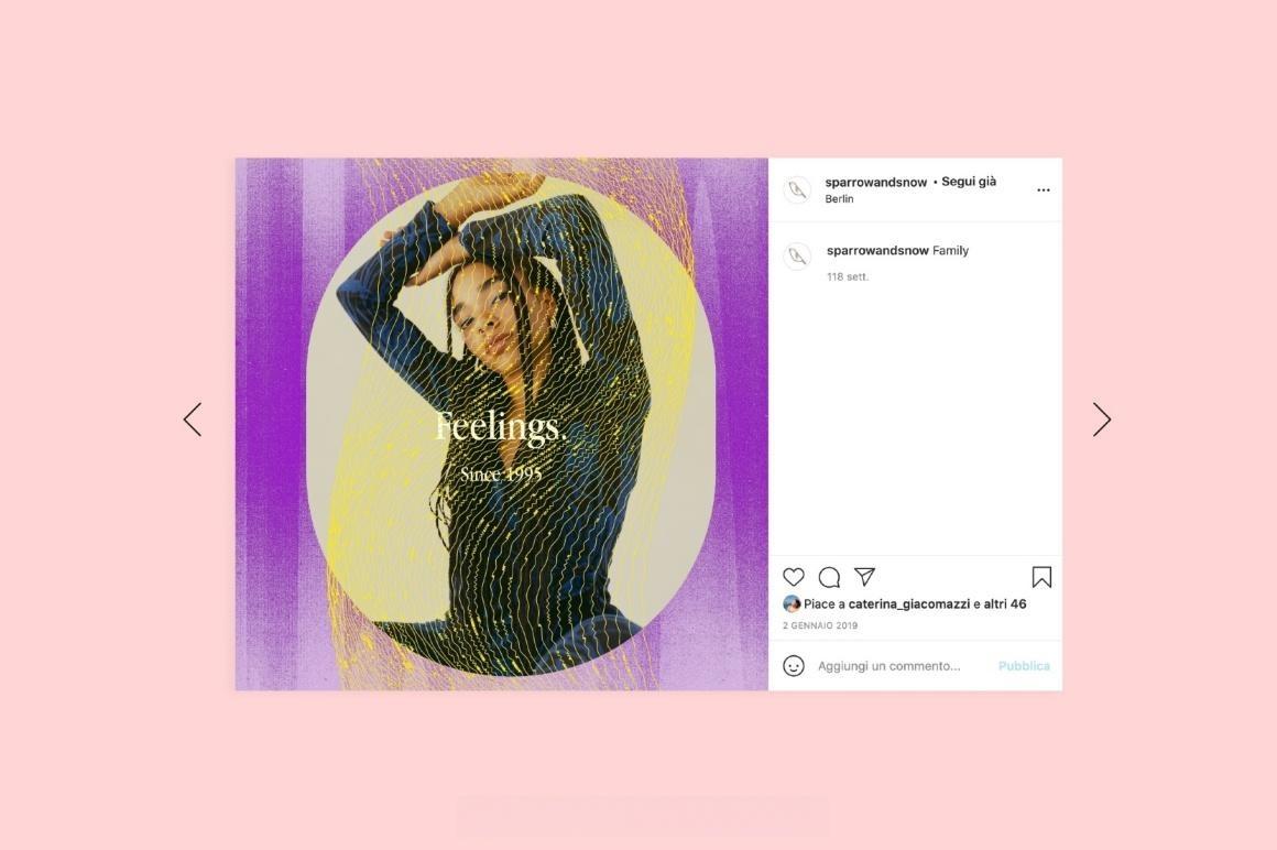 75款90年代风格INS多尺寸社交媒体图文海报排版布局PSD模板设计套装 Feel – Social Media Kit（13621）