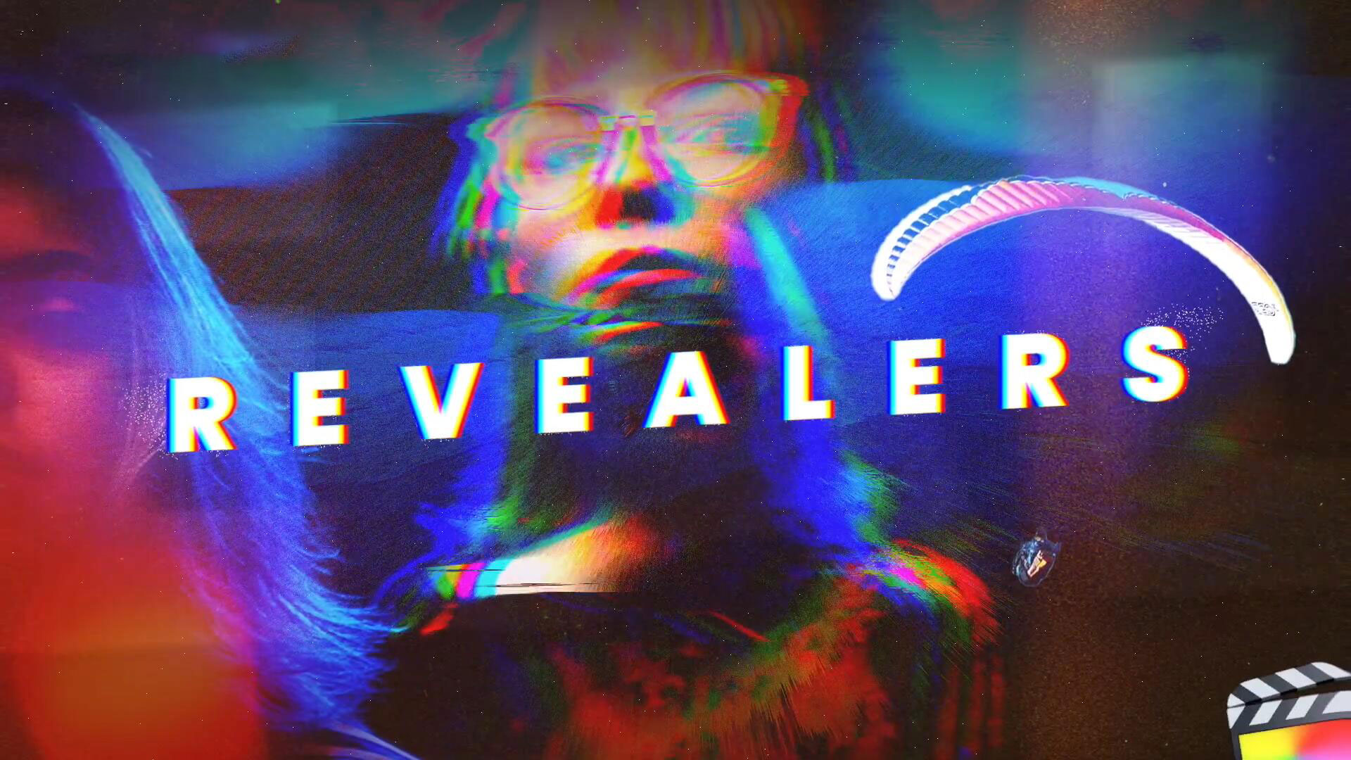 FCPX插件：100多种大胆故障毛刺色差扭曲抖动标题动画叠加转场过渡 Revealers（13682）