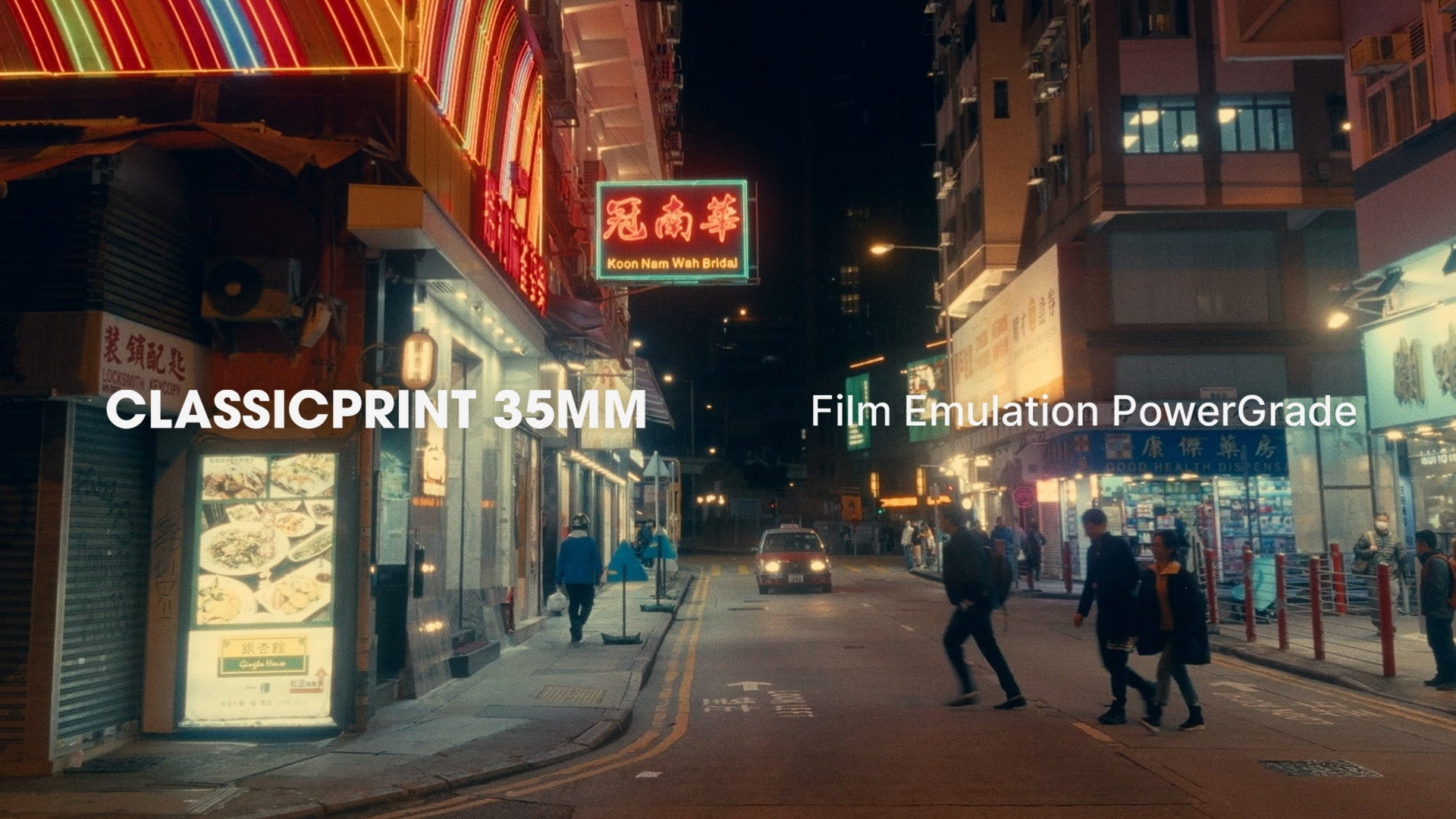 ClassicPrint 35mm Film Emulation PowerGrade V5 港风美学经典35mm胶片模拟电影视觉效果色彩分级达芬奇调色节点+LUT调色预设（10604）