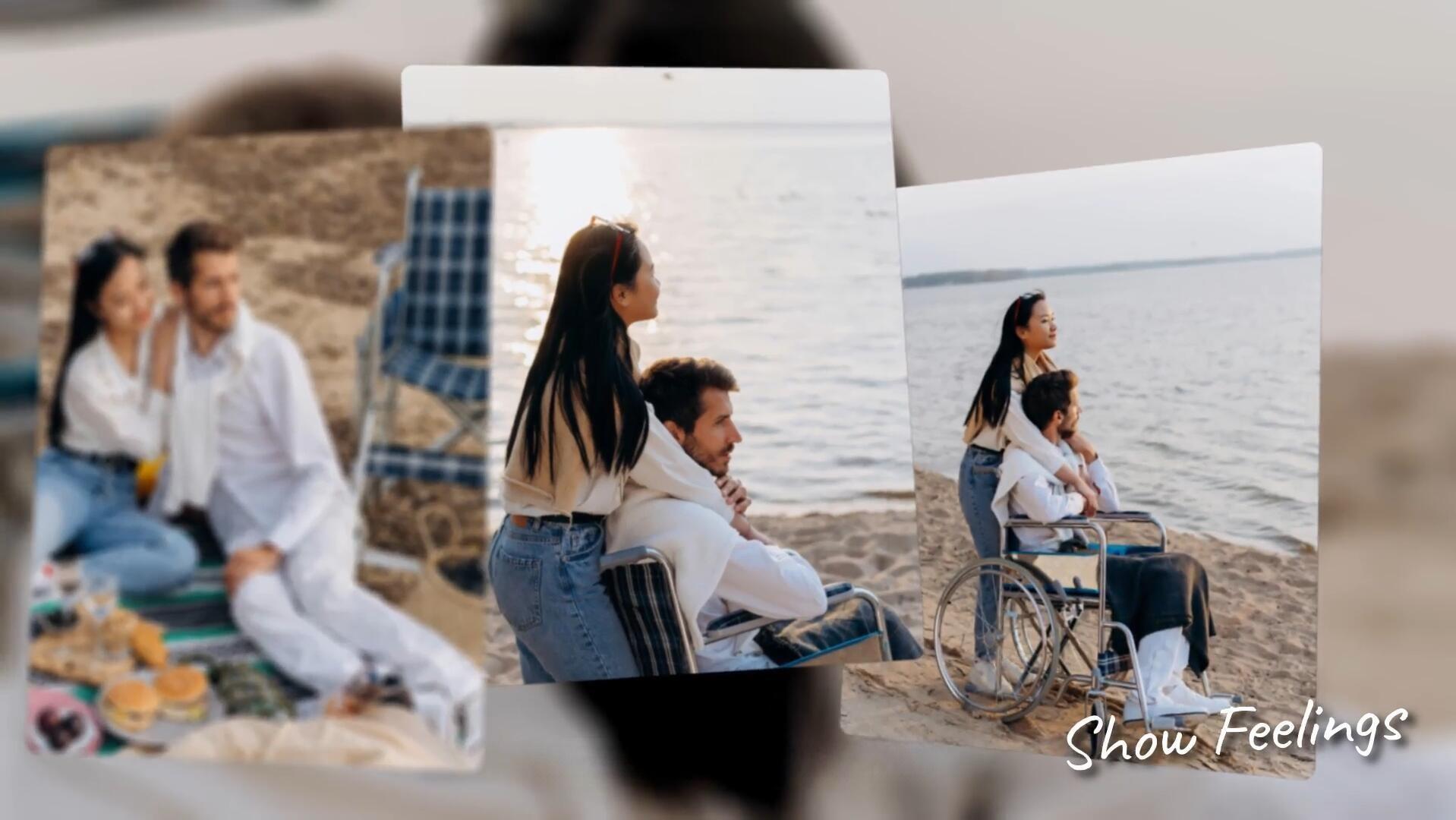 达芬奇模板：浪漫婚礼周年生日派对假期旅行回忆作品集照片相册（13224）