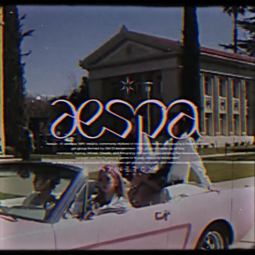 韩系女团风格aespa低像素胶片快闪饭圈剪辑编辑AE项目文件+视频叠加+音效 Flappywrd – OCD（13260）