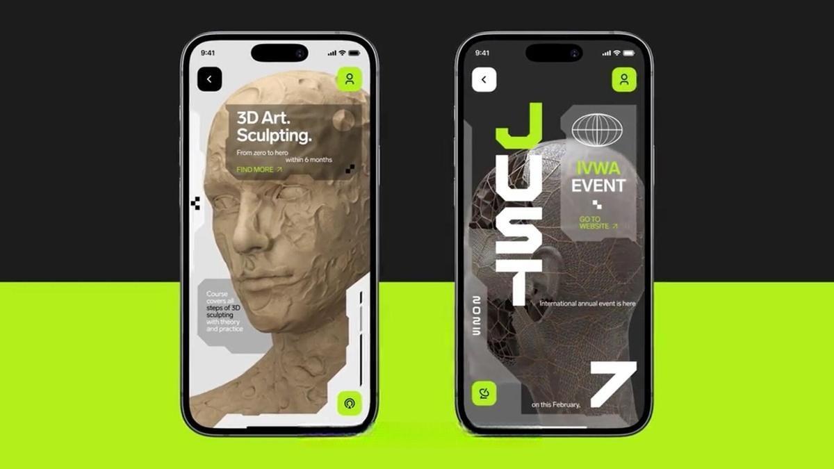 AE模板：创意3D极简主义照片视频作品集展示动画（13456）