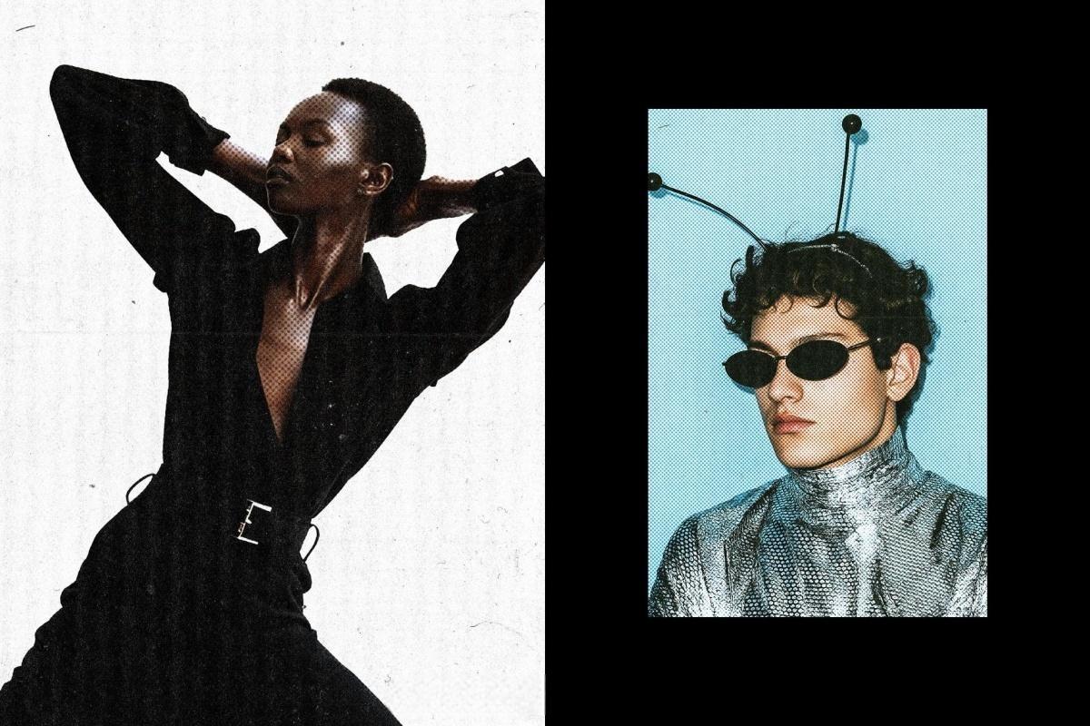 真实印刷质感纸纹打印做旧复古艺术设计叠加肌理特效PSD特效样机 Retro Printed Photo Effect（13119）