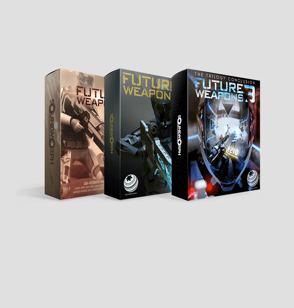 音效：1725个未来科幻电影游戏战争武器弹药射击发射游戏广告电影音效素材 Future Weapons1、2、3（13329）