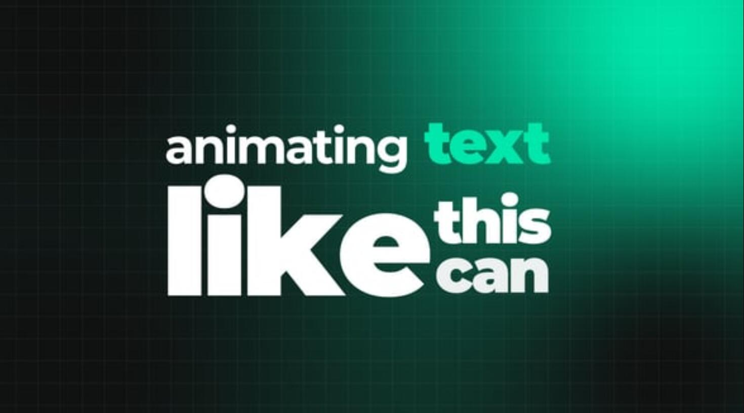 AE模板：快速节奏感干净粗体文字标题排版动画模板（13379）