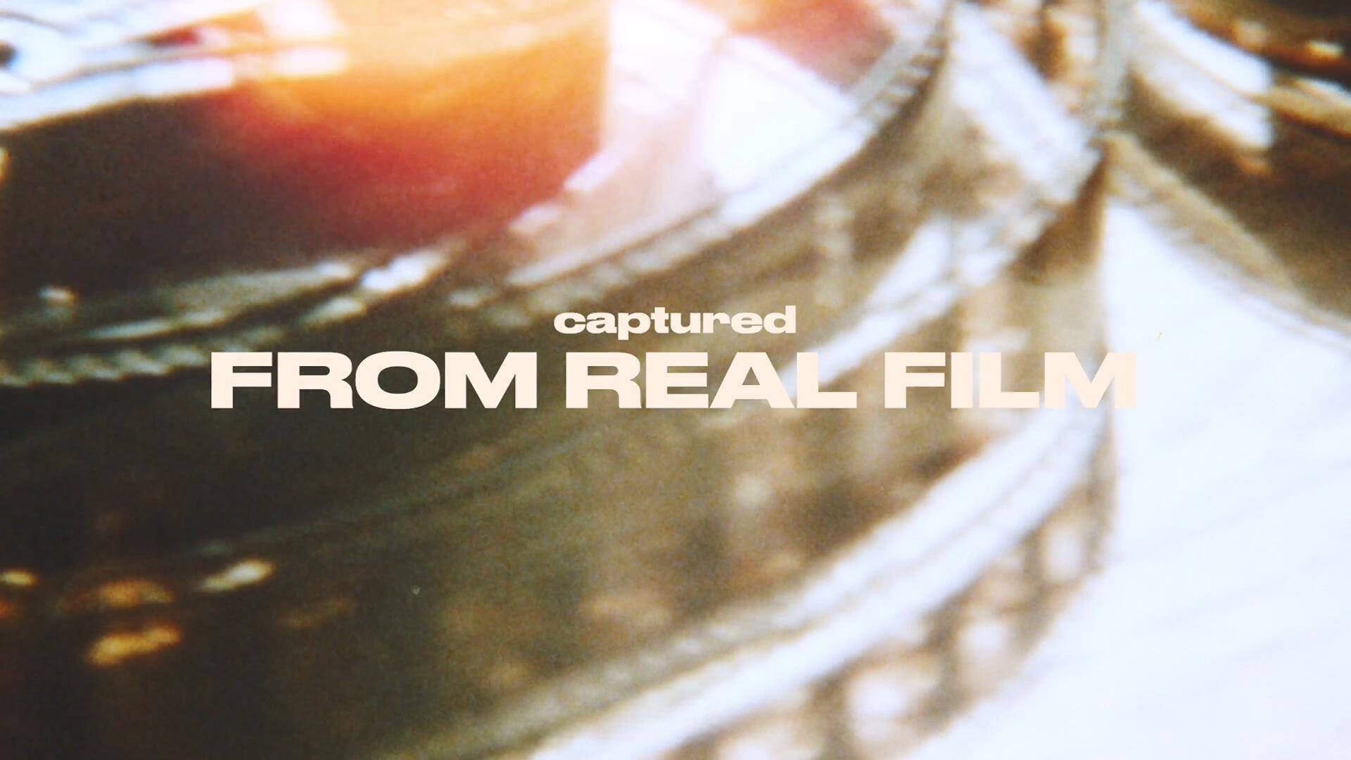 PR模板：35个复古做旧胶片放映机烧焦损坏胶片颗粒边框转场过渡（13162）