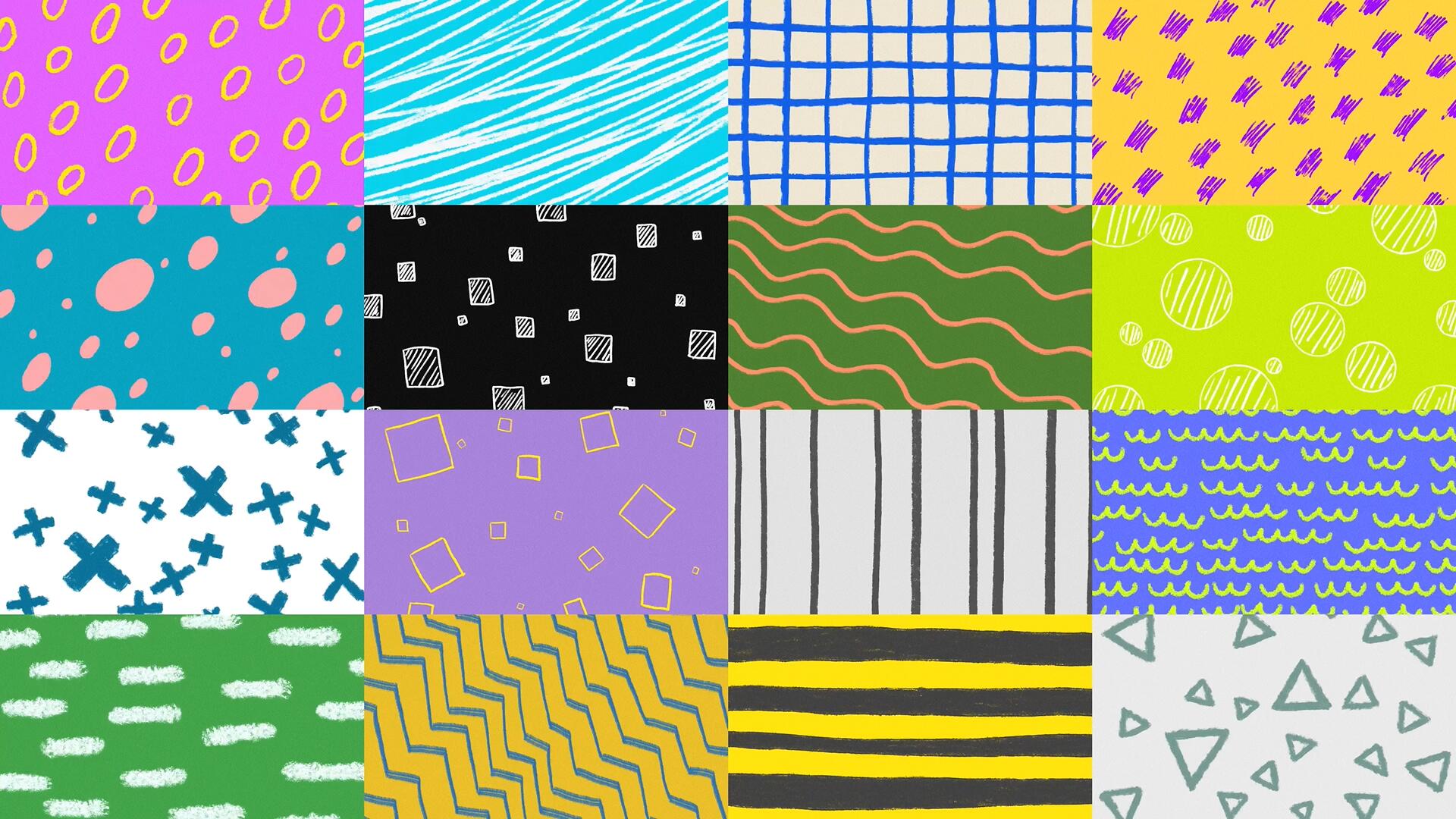 达芬奇预设：趣味多彩手绘风格视频背景动画（13145）