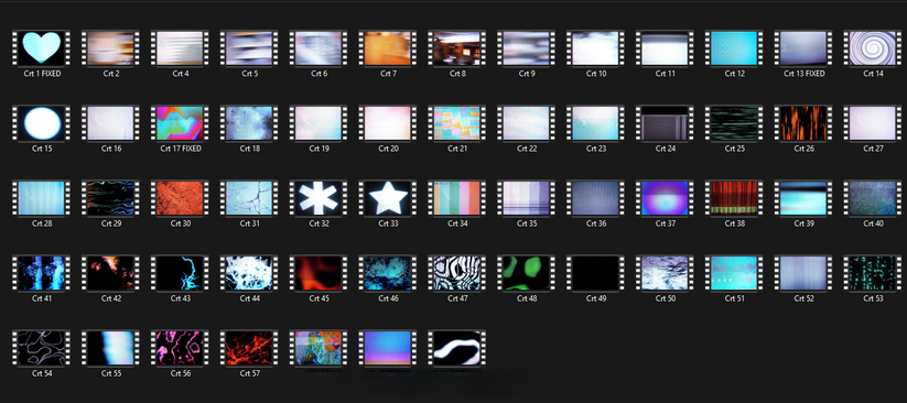 复古嘻哈说唱CRT/VHS视觉美学故障模拟叠加纹理视频素材 REMEDI – ULTIMATE OVERLAYS BUNDLE (CRT + VHS PACK)（13694）