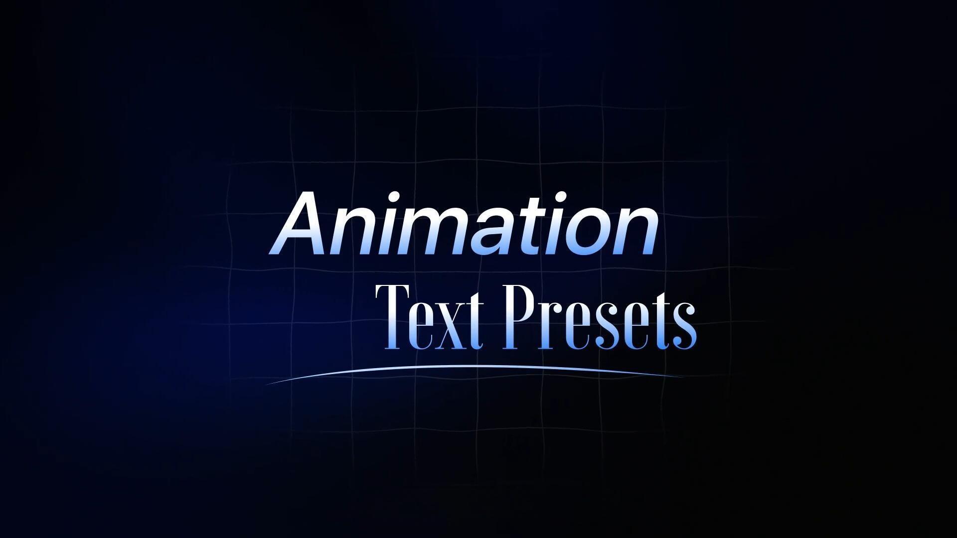 AE模板：极简干净粗体文本标题字幕排版动画（13289）