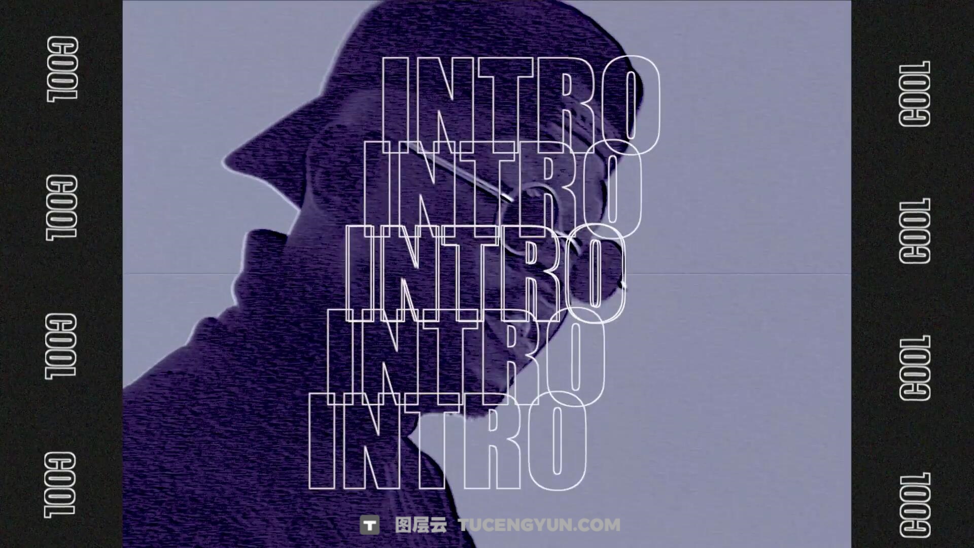 FCPX插件：90年代嘻哈说唱风格VHS信号失真故障损坏短片剪辑开场片头动画（13423）