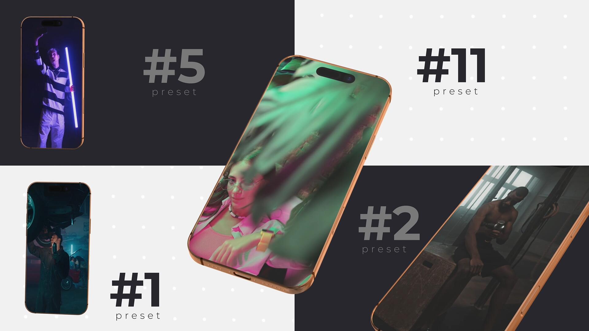 达芬奇预设：12个苹果iPhone 17 Pro手机界面3D展示模型动画（13573）