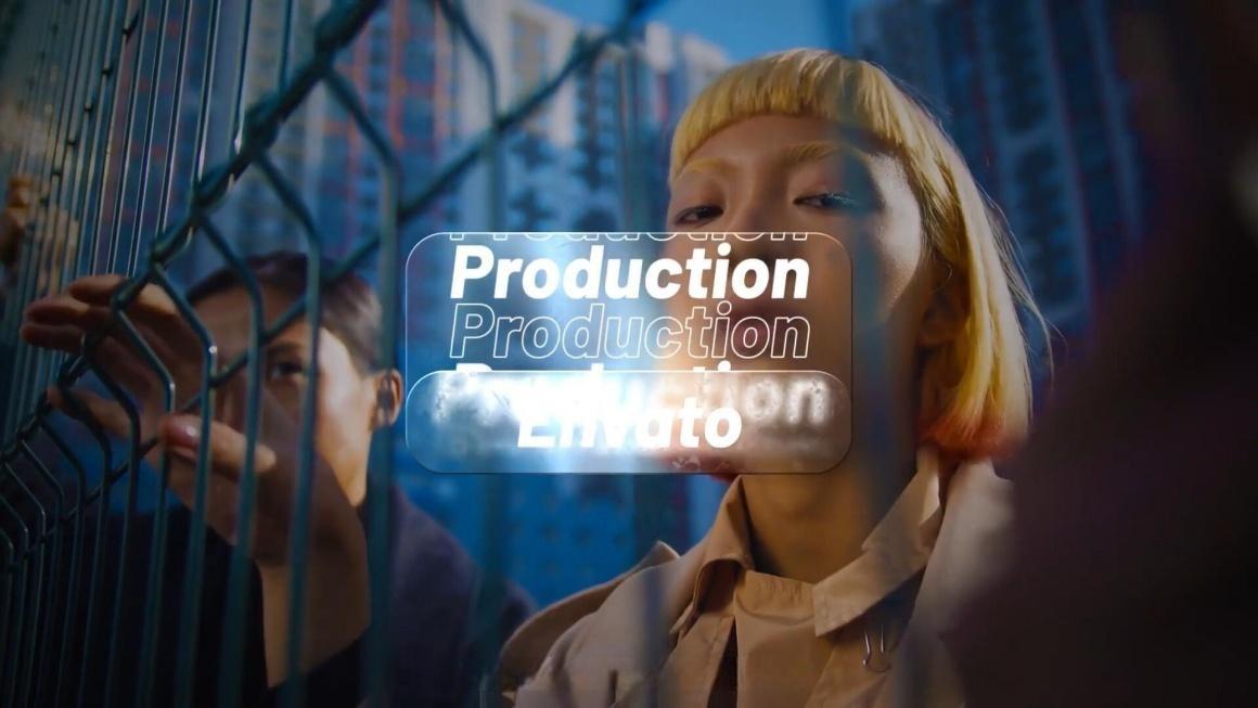 AE/PR模板：极简苹果液态玻璃美学文字标题字幕动画（13541）