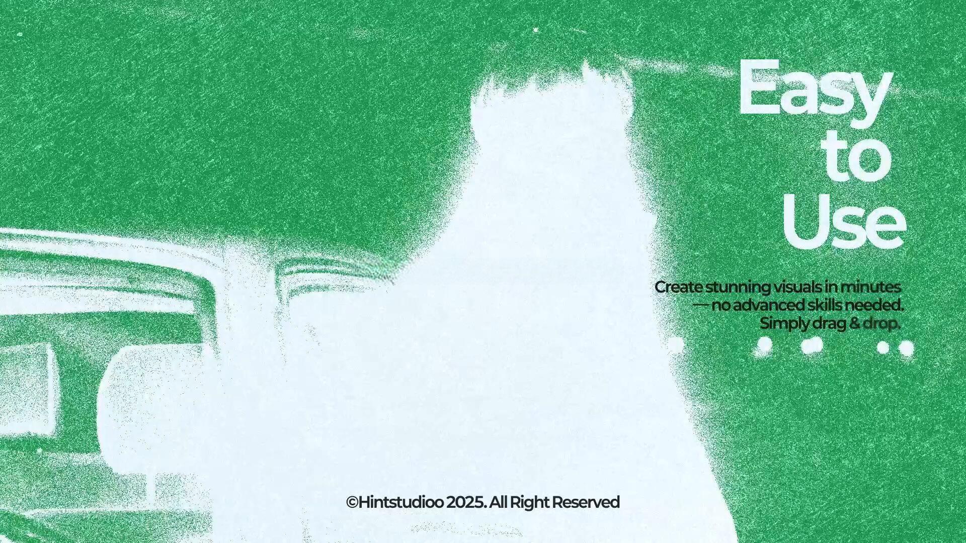 AE模板：复古粗糙摇滚半色调印刷美学画面颗粒纹理叠加效果模板（13384）