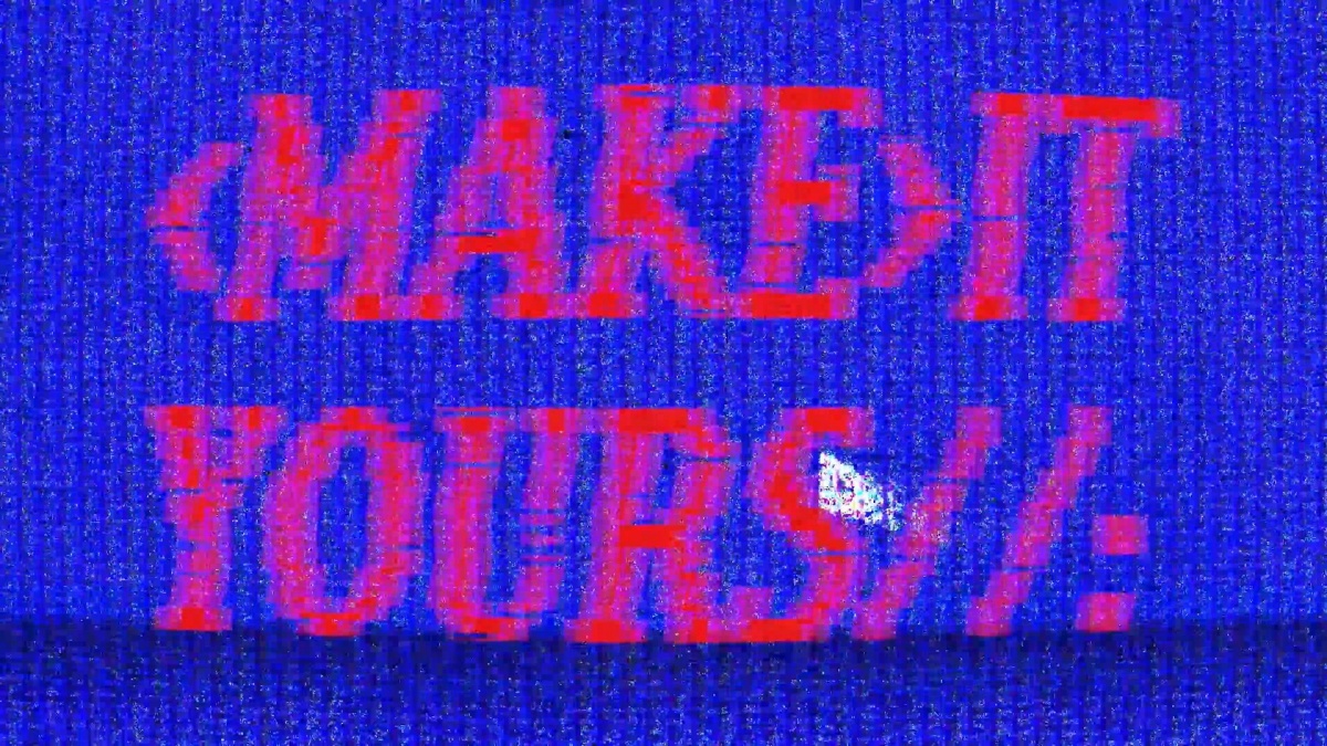 PR模板：复古Lofi低像素风格像素压缩动态模糊松弛感文字标题动画视觉风格 LoFi Glitch Titles（13205）