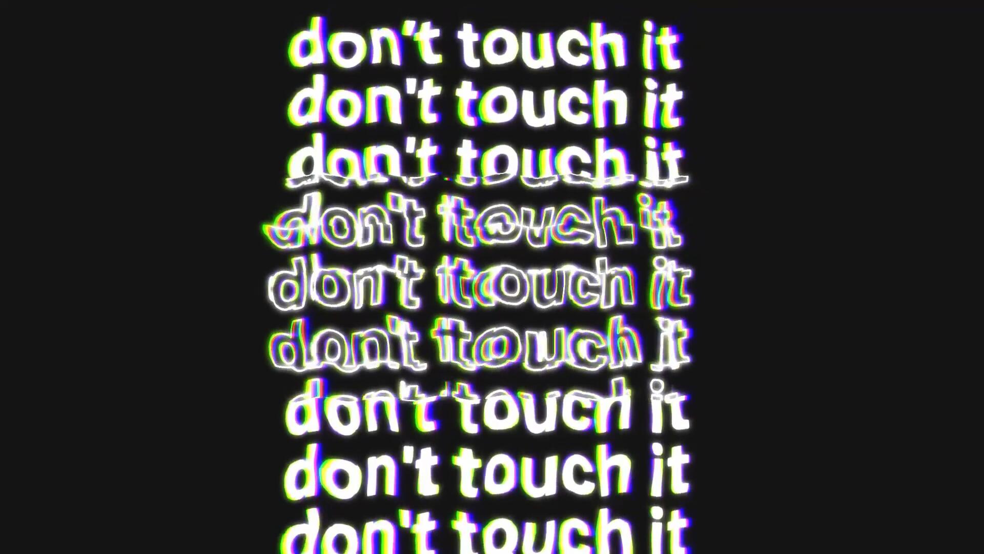 达芬奇模板：抽象艺术故障色差失真文字标题（13662）